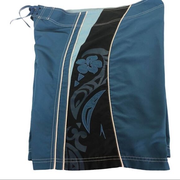 Speedo Blue Swim Trunks - Picture 4 of 8